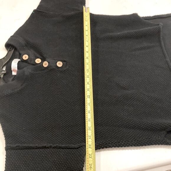 Revolve Free People Beach Hailee Set Black Waffle Knit Thermal Loungewear Medium - Picture 10 of 15